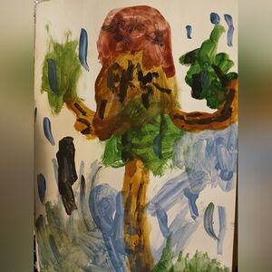 My 6 year old sons artwork